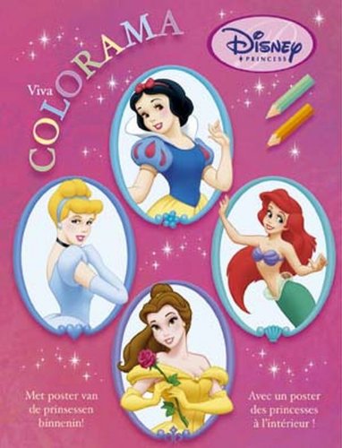 Disney Viva Colorama Princess (met poster) / Disney Viva Colorama Princess (avec poster) book