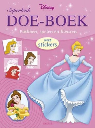 Disney superleuk doe-boek met stickers Prinses: Plakken, spelen en kleuren met stickers Leisure & Fun