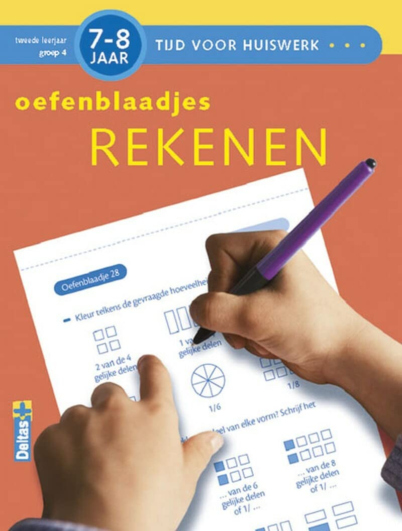 Tijd voor huiswerk - Oefenblaadjes rekenen (7-8 j.): Met uitscheurbare blaadjes book