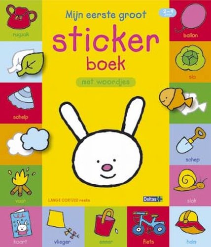 Lange oortjes - Mijn eerste groot stickerboek (2-4 j.) book