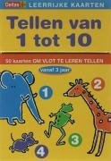 Leerrijke kaarten - Tellen van 1 tot 10 (vanaf 3 j.): 50 leuke kaarten om vlot te leren tellen book