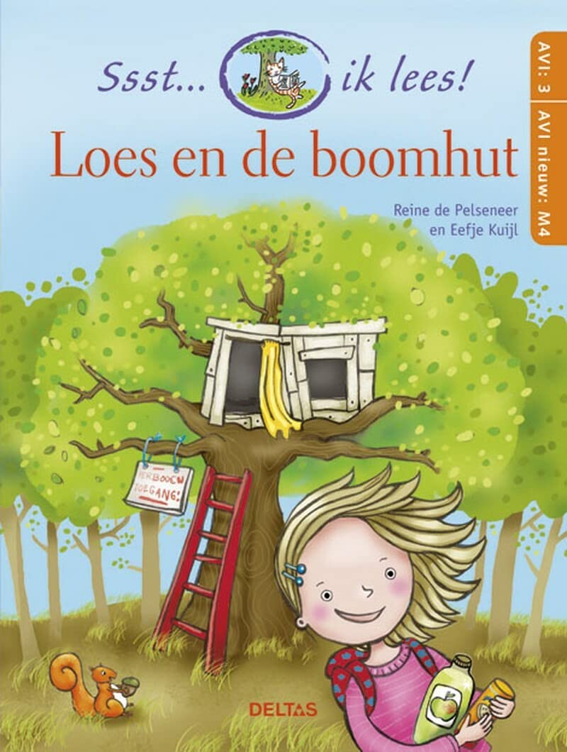 Loes en de boomhut: Ssst... ik lees! book