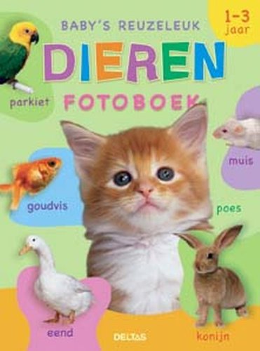 Baby's reuzeleuk dieren fotoboek book
