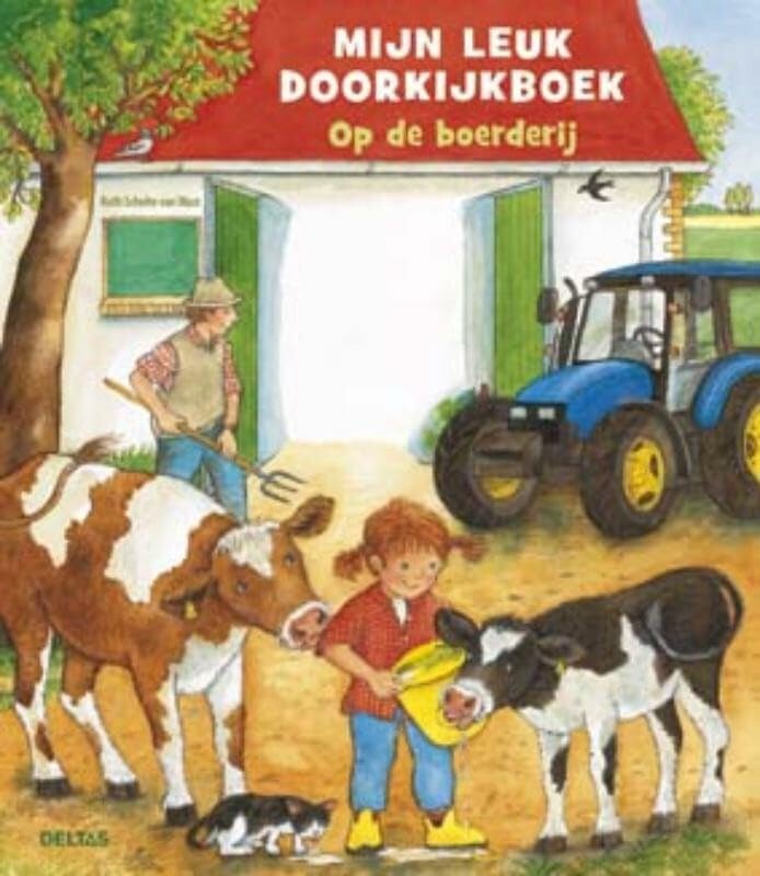 Op de boerderij: Kijken en ontdekken met doorkijkgaatjes book