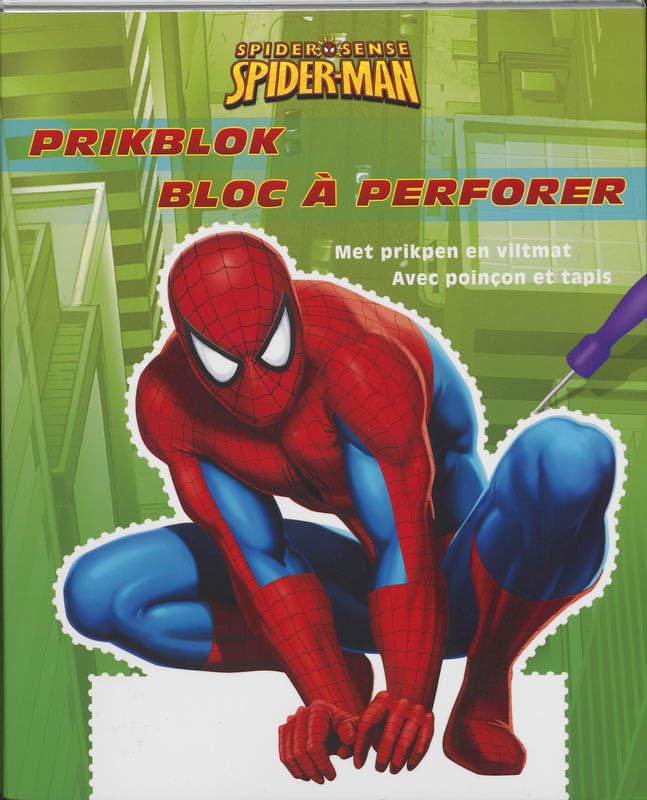Spider-Man Bloc à perforer avec poinçon et tapis Spider Sense book