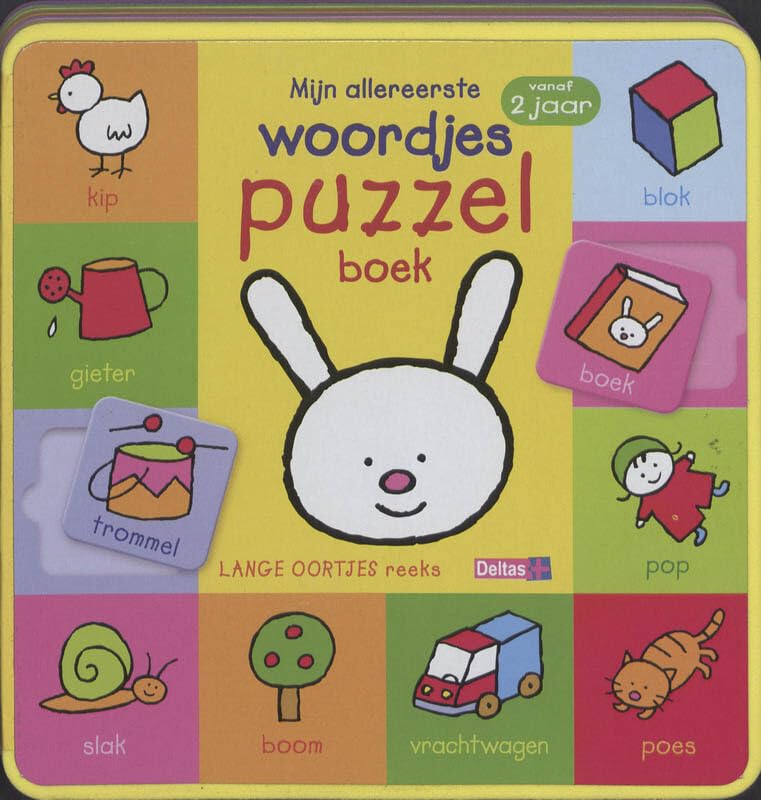 Mijn allereerste woordjes puzzelboek vanaf 2 jr: LANGE OORTJES reeks book