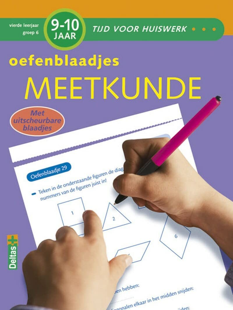 Tijd voor huiswerk - Oefenblaadjes meetkunde (9-10 j.): Met uitscheurbare blaadjes book