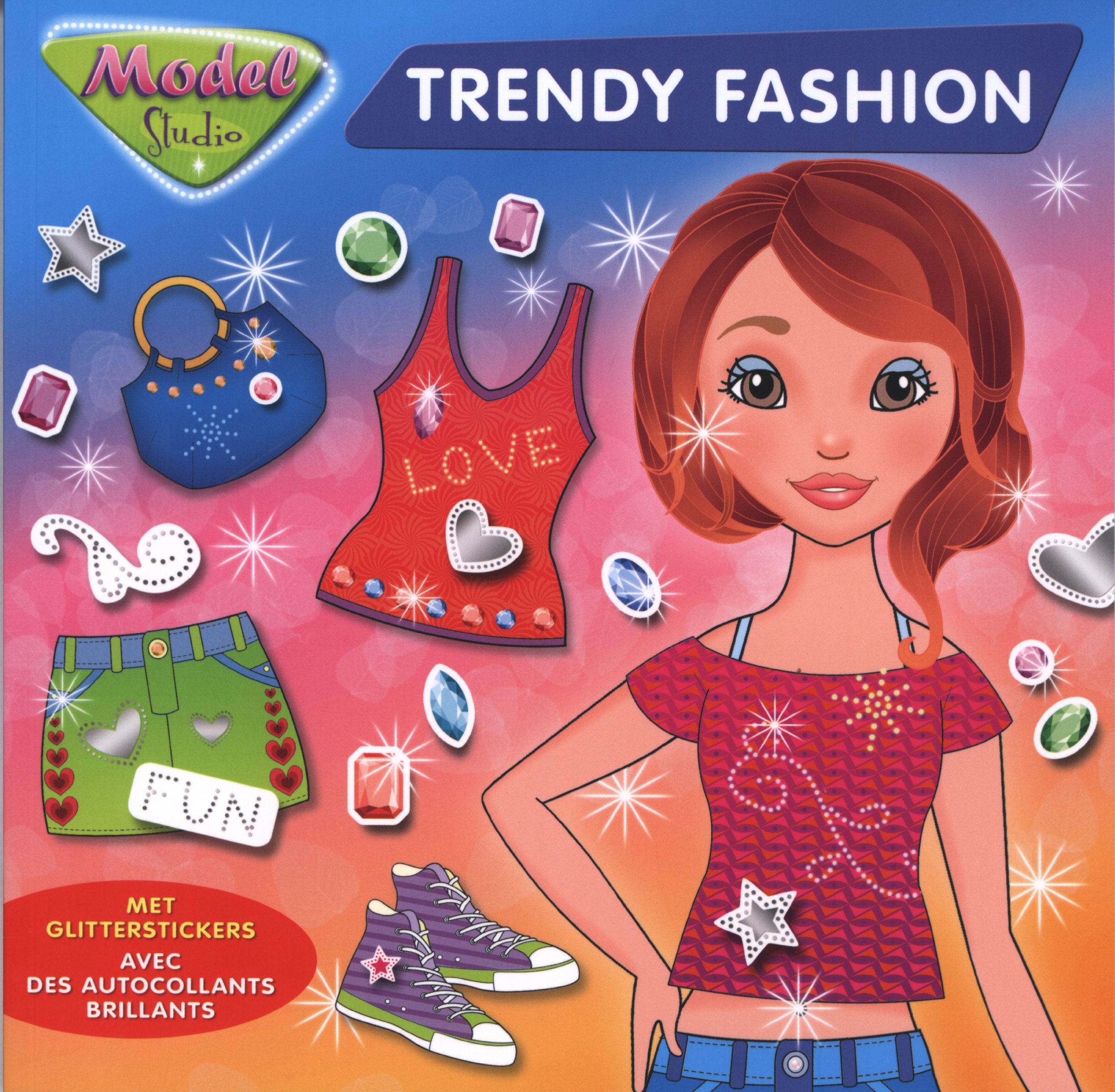 Model studio - Trendy fashion: Ontwerp je eigen T-shirts, handtassen, schoenen en nog veel meer! Tiptoi & Games