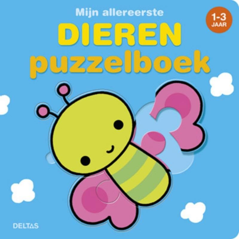 Mijn allereerste dieren puzzelboek (1-3 j.): 1-3 jaar book