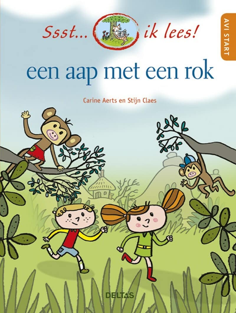 Een aap met een rok book