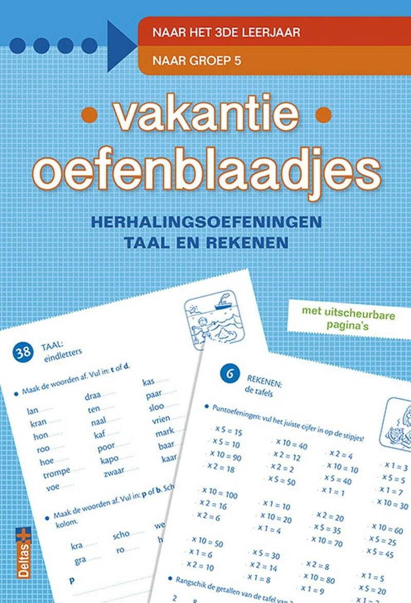 herhalingsoefeningen taal en rekenen. Naar het 3de leerjaar, naar groep 5 Non-fiction