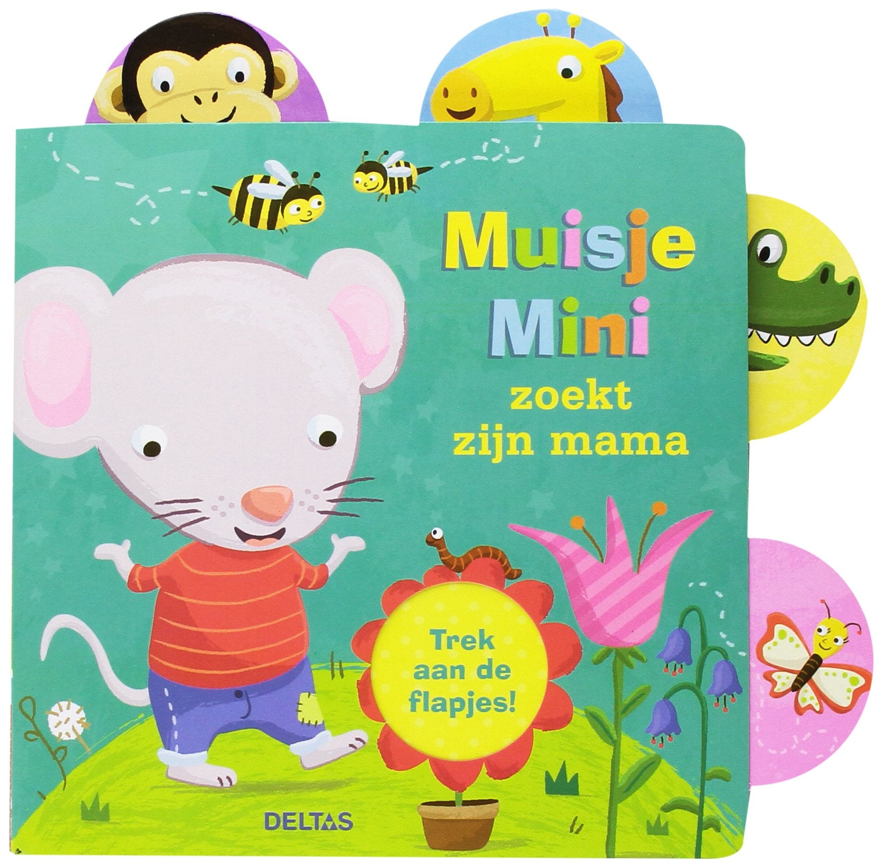 Muisje Mini zoekt zijn mama: Trek aan de flapjes Children's books