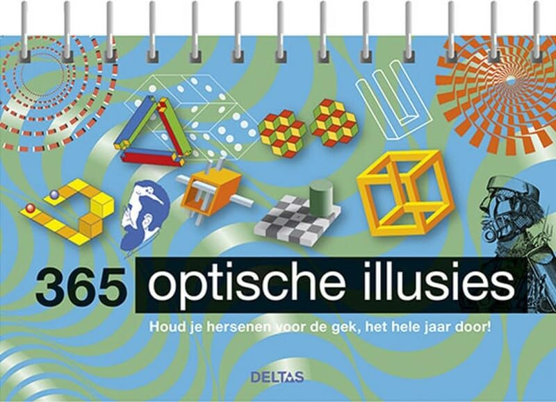 365 optische illusies: houd je hersenen voor de gek, het hele jaar door! Als handige bureaustaander! book