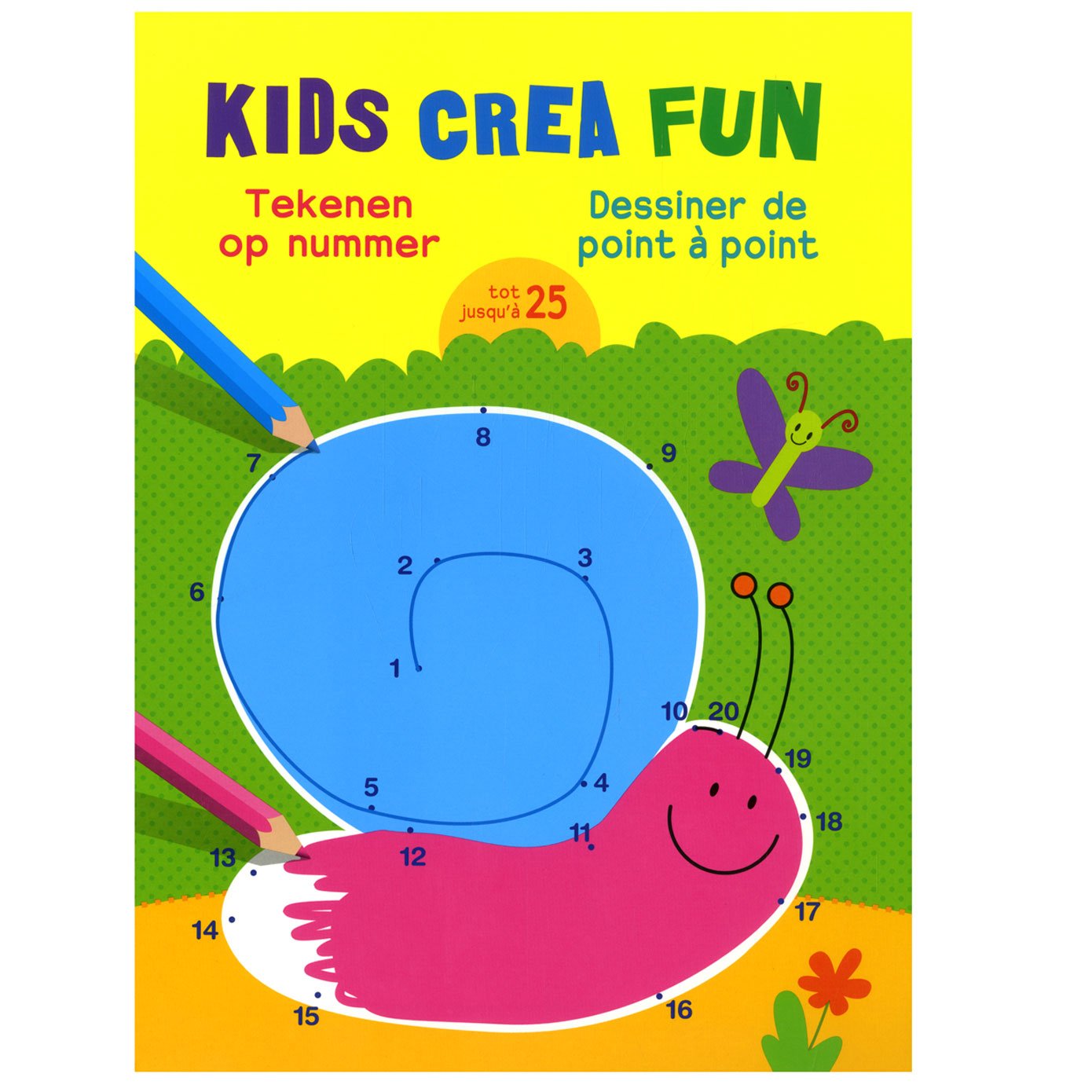 Kids Crea Fun - Dessiner de point à point jusqu'à 25 book
