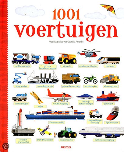 1001 voertuigen: Met illustraties van Gabriele Antonini book