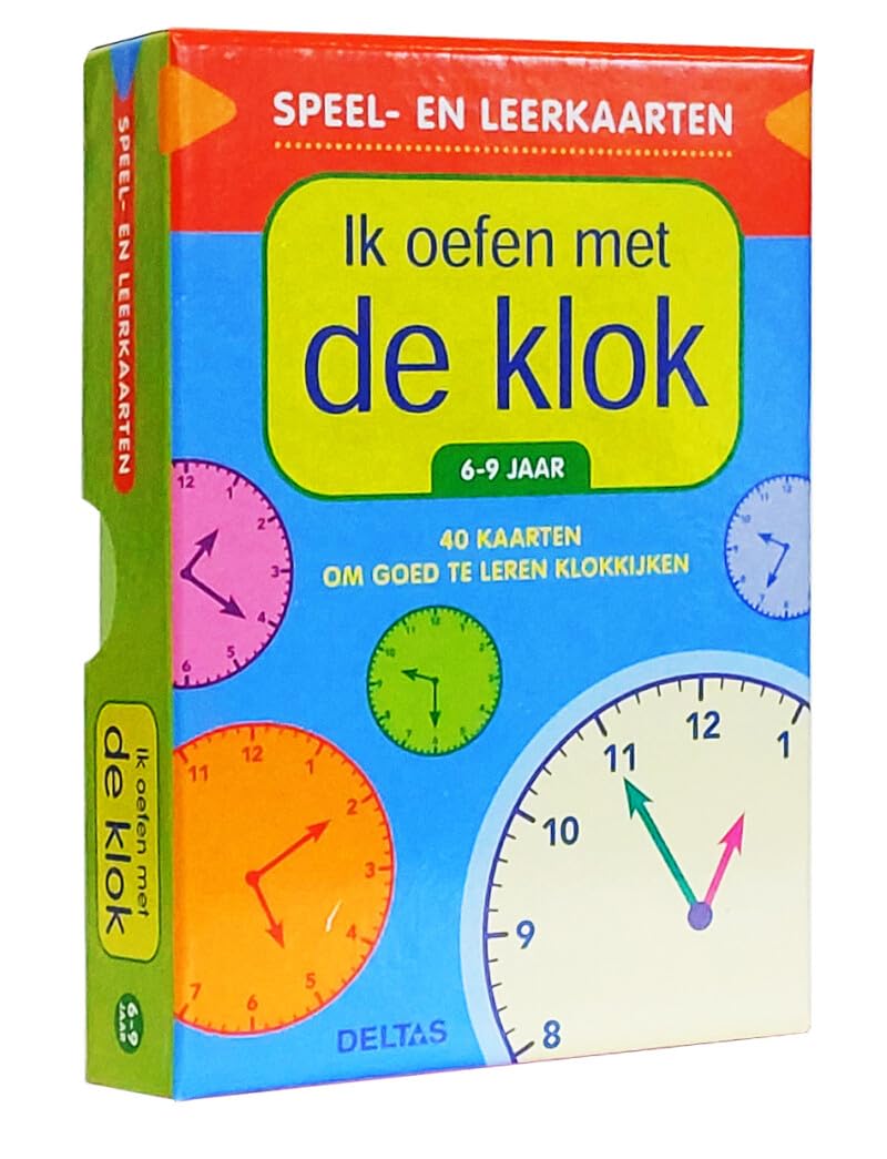 Speel- en leerkaarten - Ik oefen met de klok (6-9 j.) book