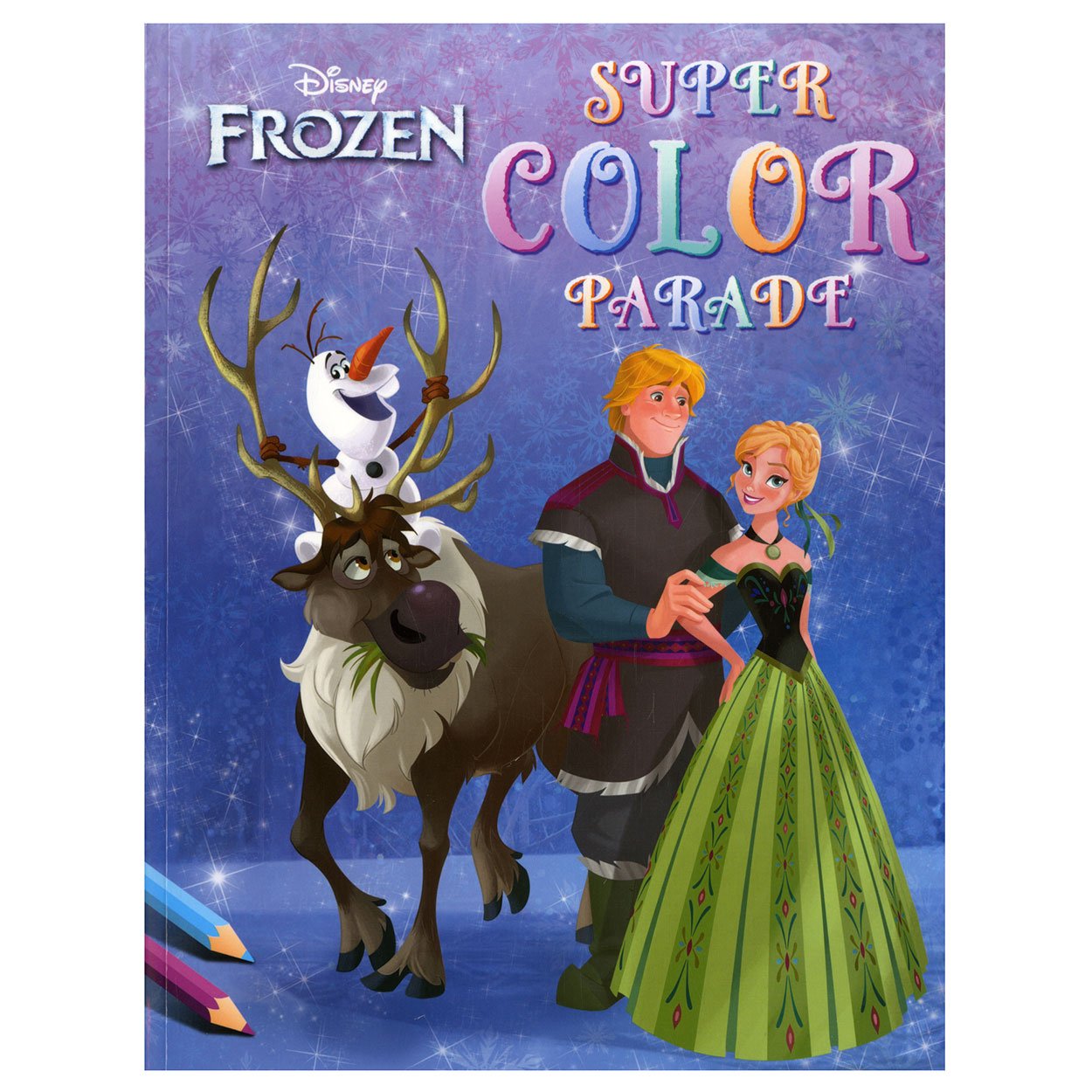 Disney Super Color Parade Frozen book