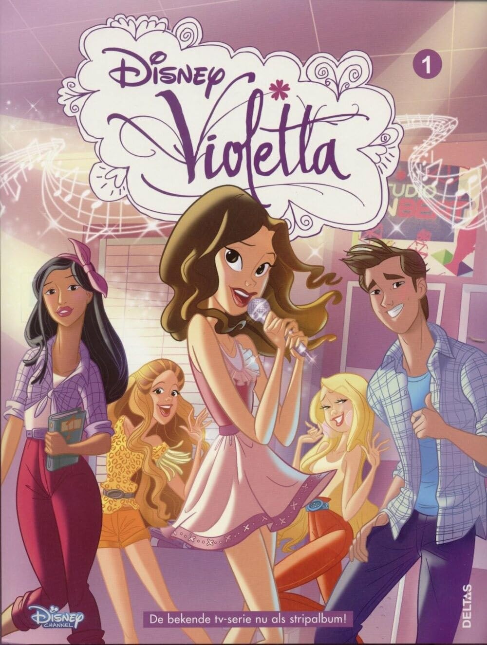 Violetta: De bekende tv-serie nu als stripalbum book