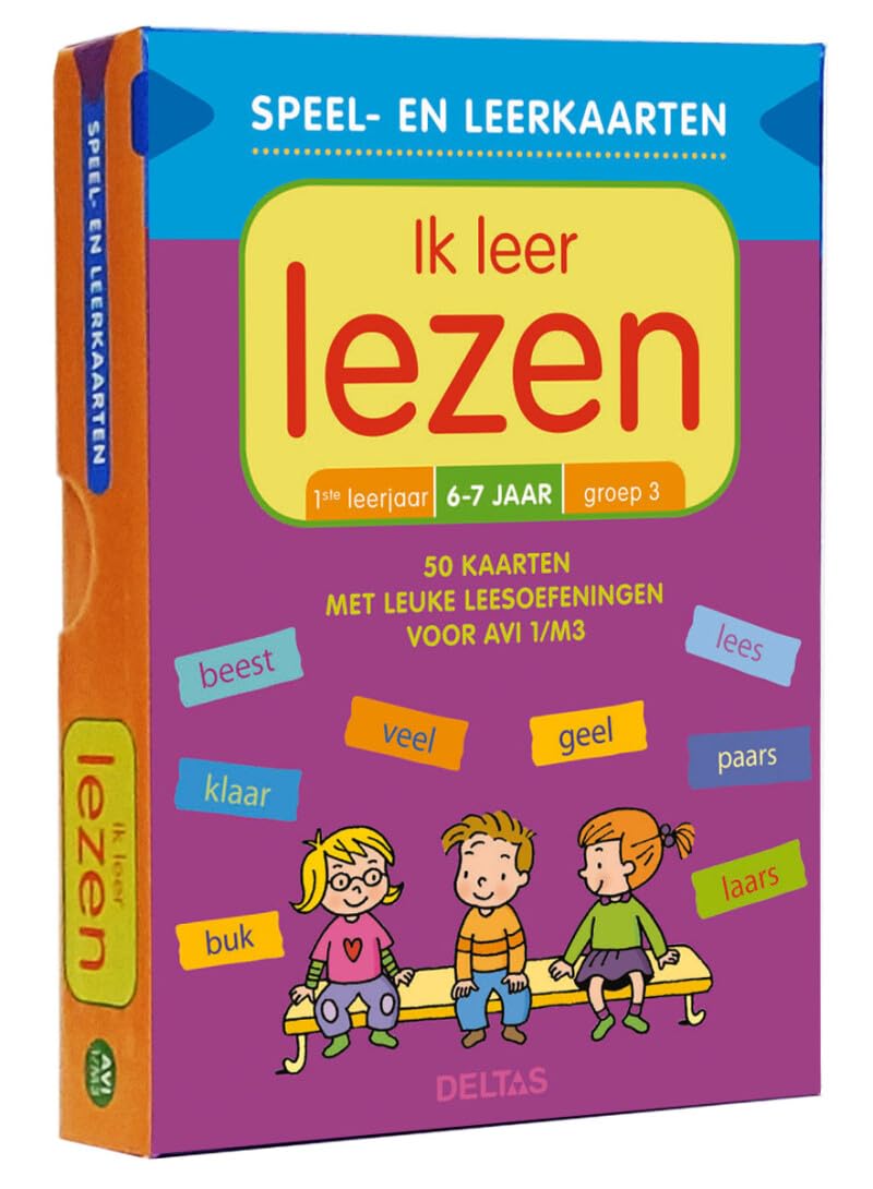 Speel- en leerkaarten - Ik leer lezen (6-7 j.): 50 kaarten met leuke leesoefeningen voor AVI t/m 3 Novels & Short Stories