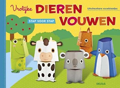 Vrolijke dieren vouwen: stap voor stap: Stap voor stap - Uitscheurbare vouwblaadjes Leisure, Home & Garden