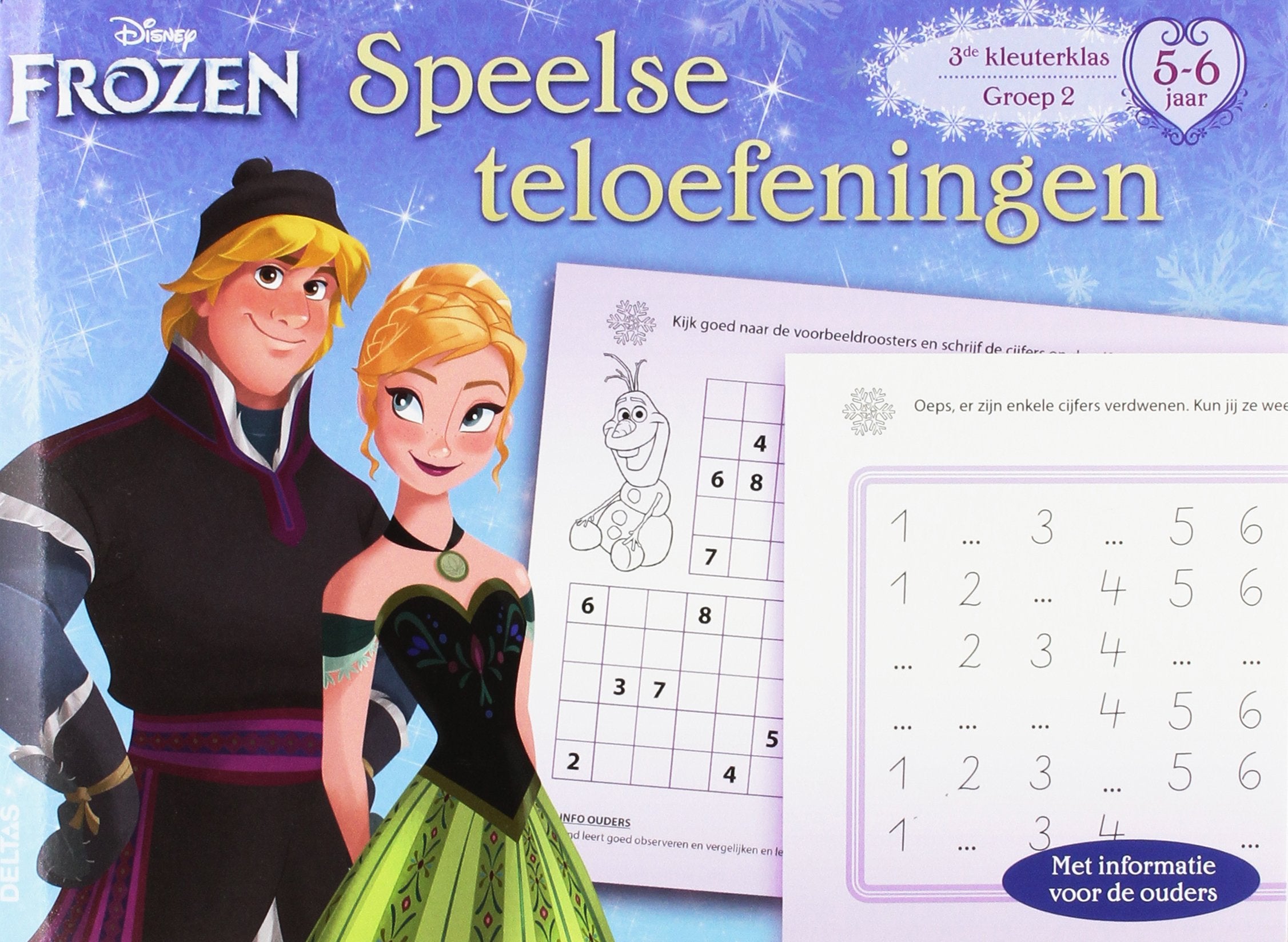 Disney Frozen speelse teloefeningen: 3de kleuterklas - Groep 2 - Met informatie voor de ouders Tiptoi & Games
