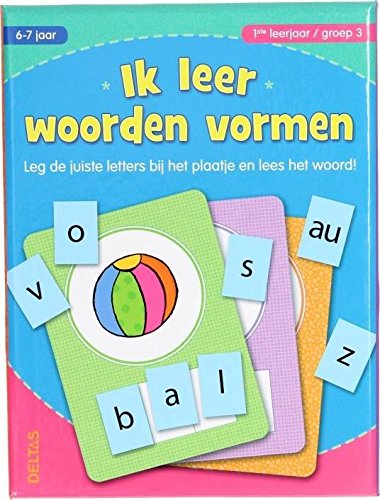 1ste leerjaar/ groep 3/ 6-7 jaar: Leg de juiste letters bij het plaatje en lees het woord! (Ik leer woorden vormen: leg de juiste letters bij het plaatje en lees het woord!) book