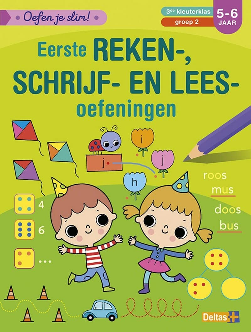 Oefen je slim! Eerste reken-, schrijf-, en leesoefeningen (5-6 j.) Non-fiction