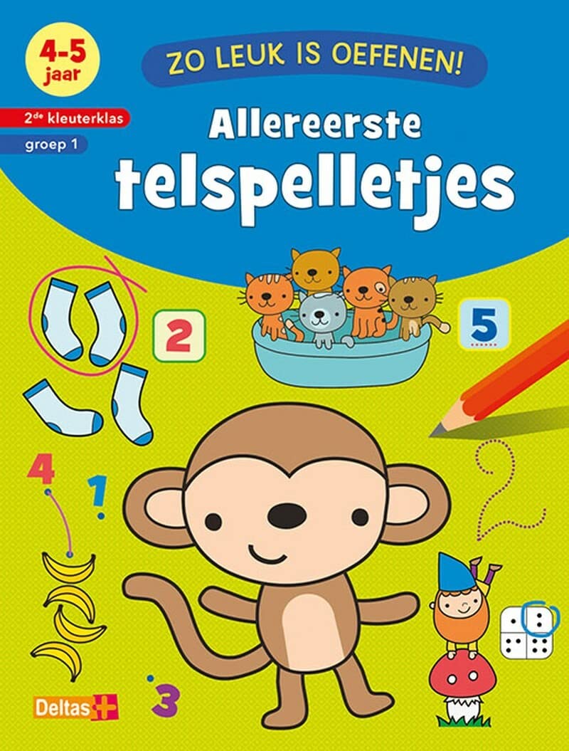Zo leuk is oefenen! Allereerste telspelletjes (4-5 j.): 4-5 jaar Non-fiction