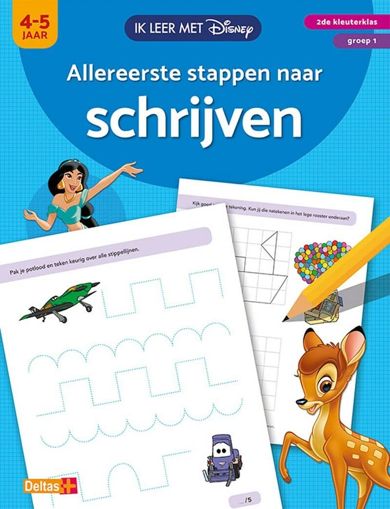 Allereerste stappen naar schrijven (4-5 j.): 2de kleuterklas - 4-5 jaar - groep 1 (Ik leer met Disney) Reading Aloud & Learning to Read