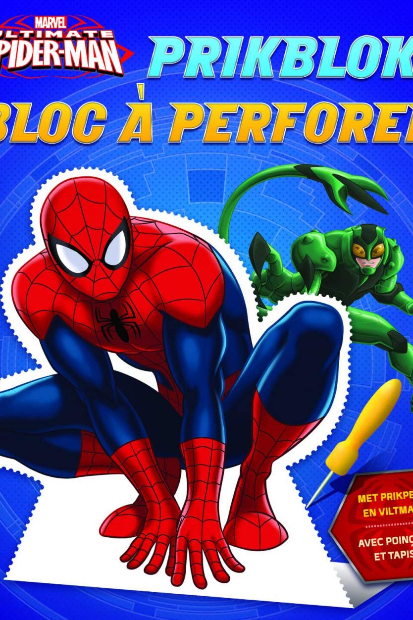 Marvel Ultimate Spider-man prikblok / Marvel Ultimate Spider-man bloc à perforer: Met prikpen en viltmat Tiptoi & Games