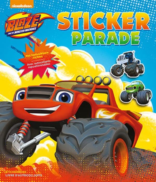 Blaze and The Monster Machines Sticker Parade: met herbruikbare stickers Tiptoi & Games