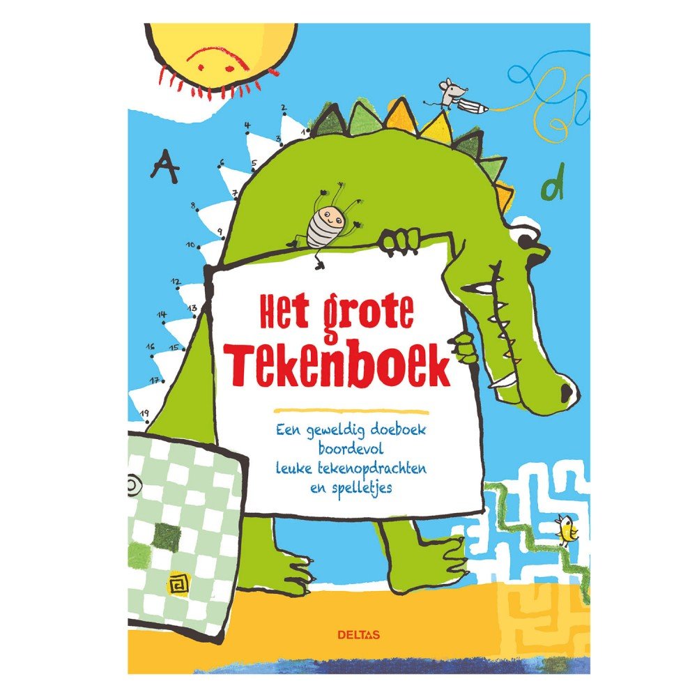Het grote tekenboek: Een geweldig doeboek boordevol leuke tekenopdrachten en spelletjes book