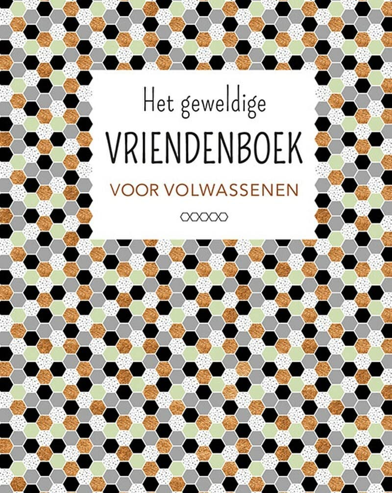 Het geweldige vriendenboek voor volwassenen (zwart-groen) book