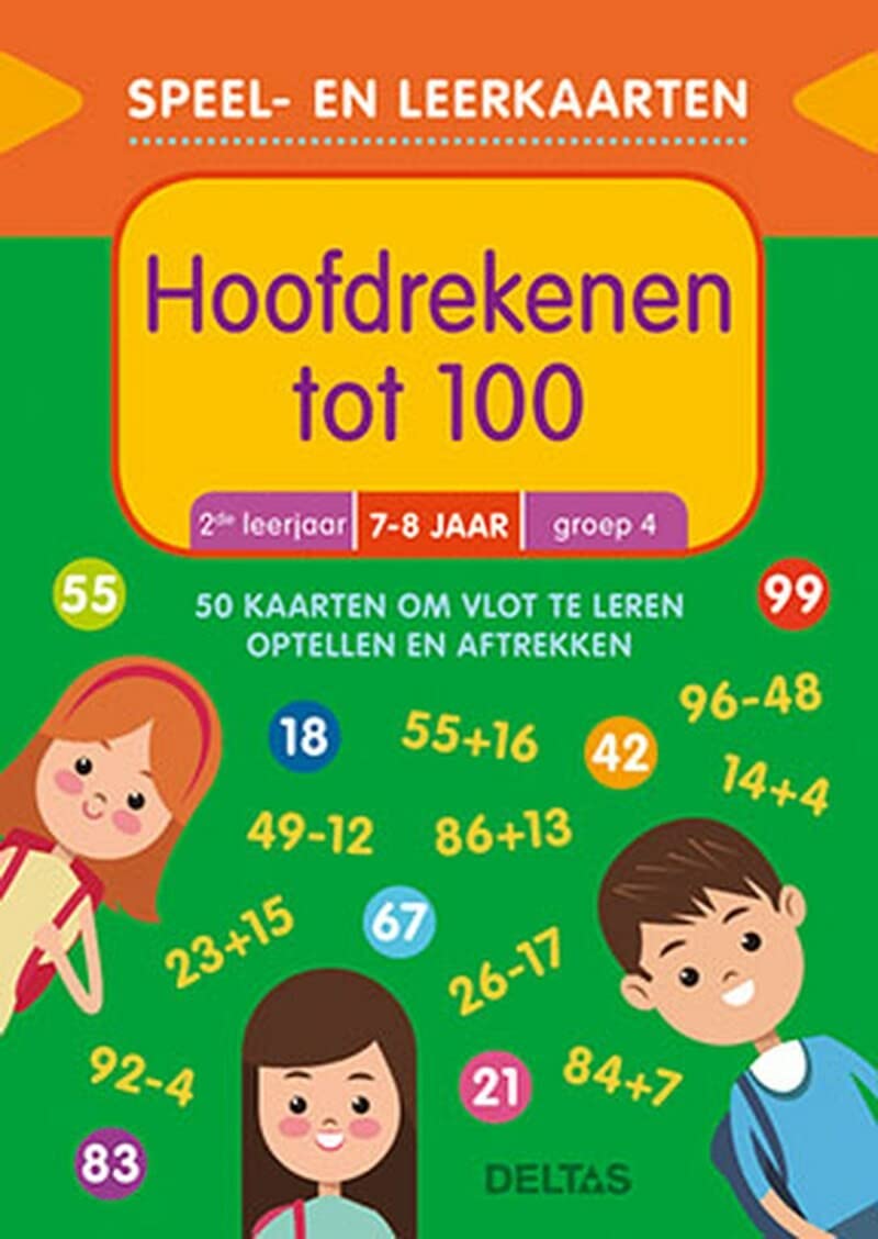 Speel- en leerkaarten - Hoofdrekenen tot 100 (7-8 j.): 50 kaarten om vlot te leren optellen en aftrekken Non-fiction