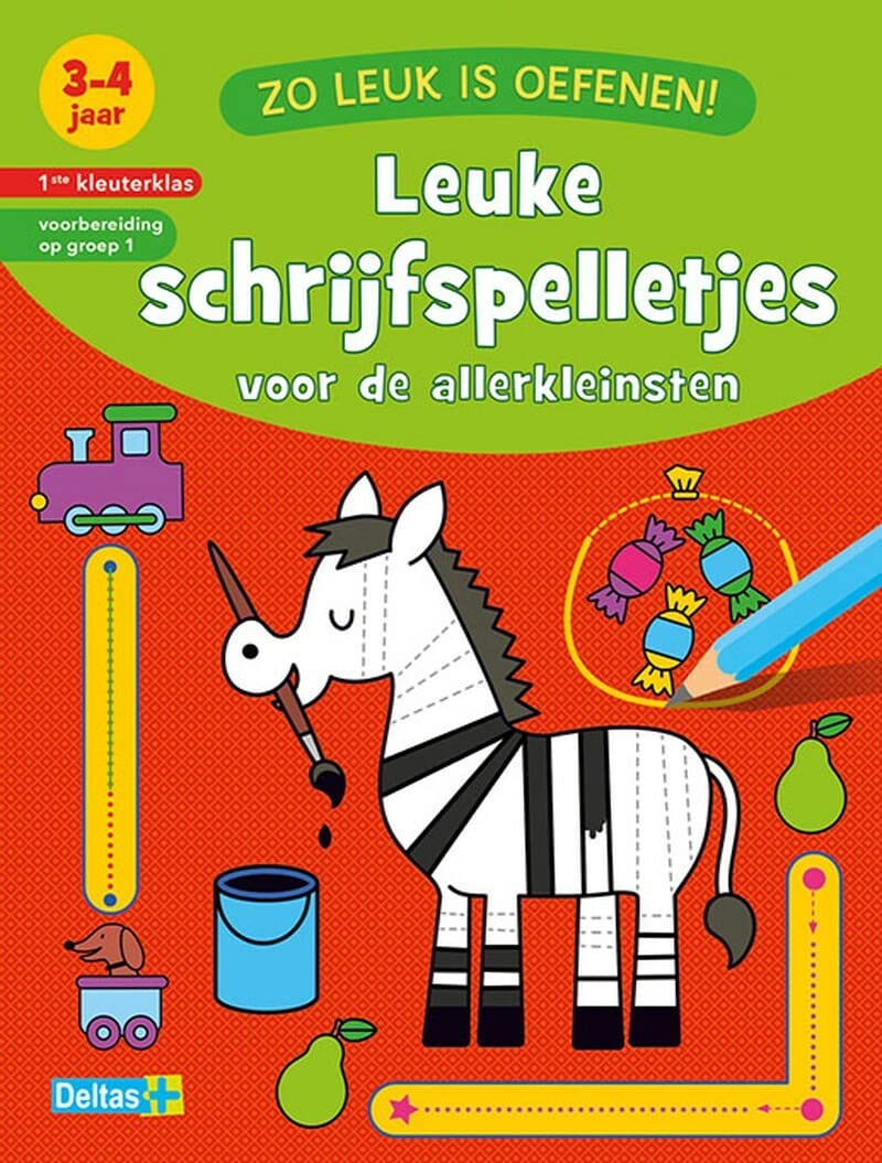 Zo leuk is oefenen! Leuke schrijfspelletjes (3-4 j.): 3-4 jaar - 1ste kleuterklas - voorbereiding op groep 1 Reading Aloud & Learning to Read