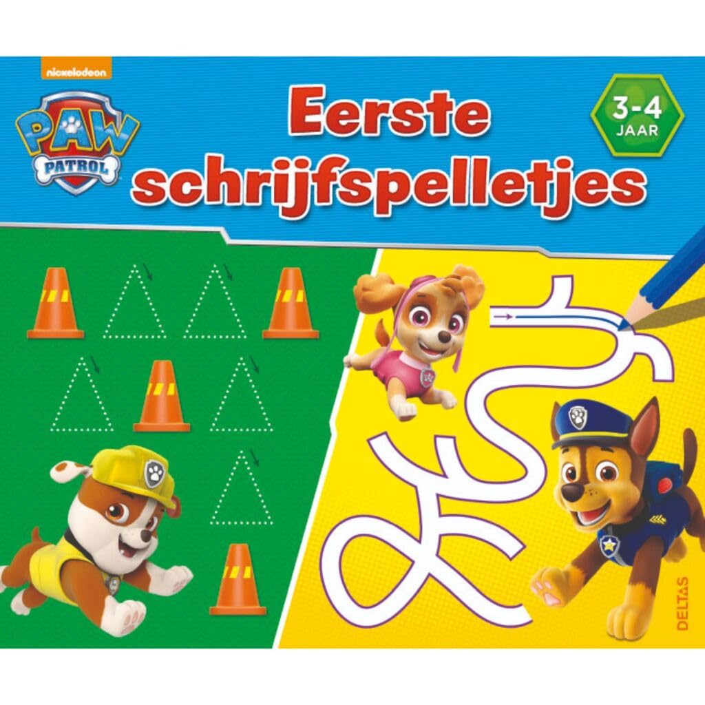 Paw Patrol eerste schrijfspelletjes (3-4 j.): 3 - 4 jaar Non-fiction