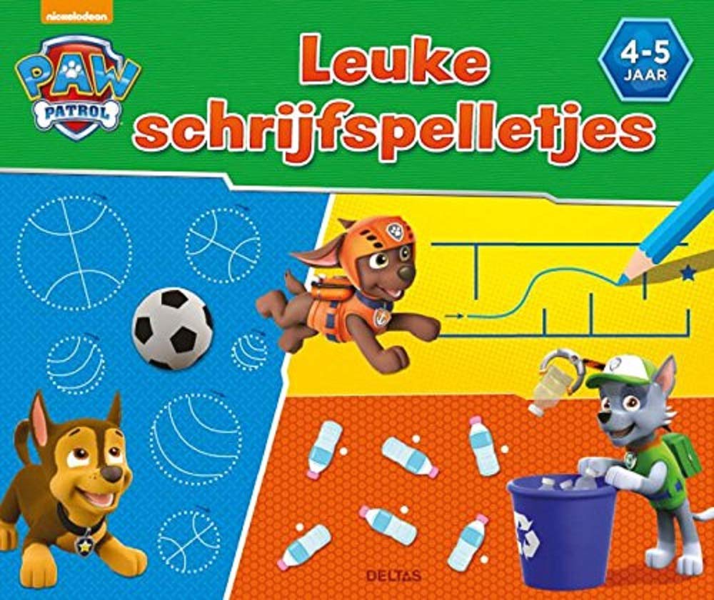 Paw Patrol leuke schrijfspelletjes (4-5 j.): 4 - 5 jaar Non-fiction