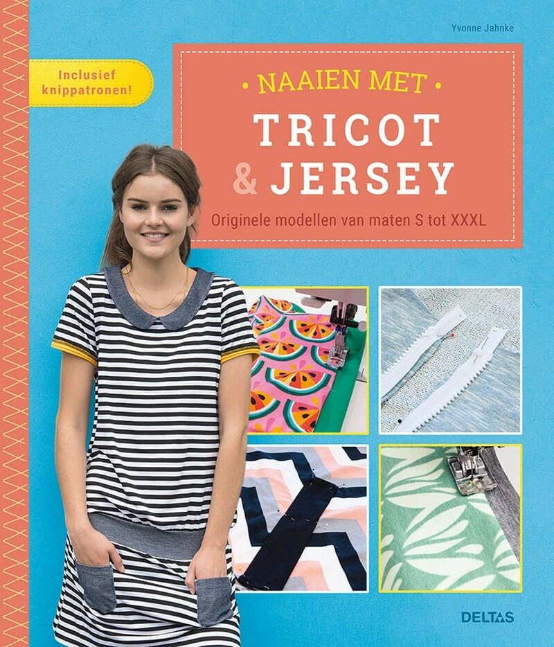 Naaien met tricot & jersey: originele modellen van maten S tot XXXL Hobbies & Crafts