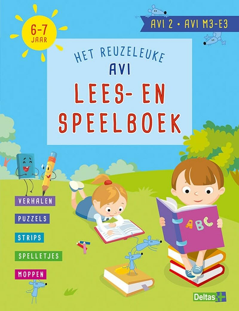 Het reuzeleuke AVI Lees- en speelboek (AVI 2 AVI M3-E3 6-7 jaar): verhalen - puzzels - spelletjes - strips - moppen Reading Aloud & Learning to Read