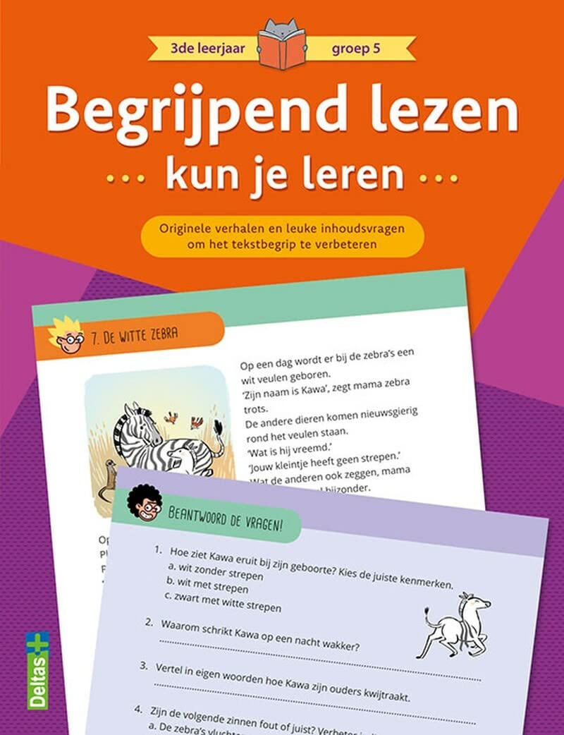 Begrijpend lezen kun je leren 3de leerjaar groep 5 (oranje) book