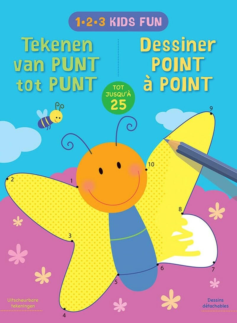 1-2-3 Kids Fun - Dessiner point à point jusqu'à 25 book