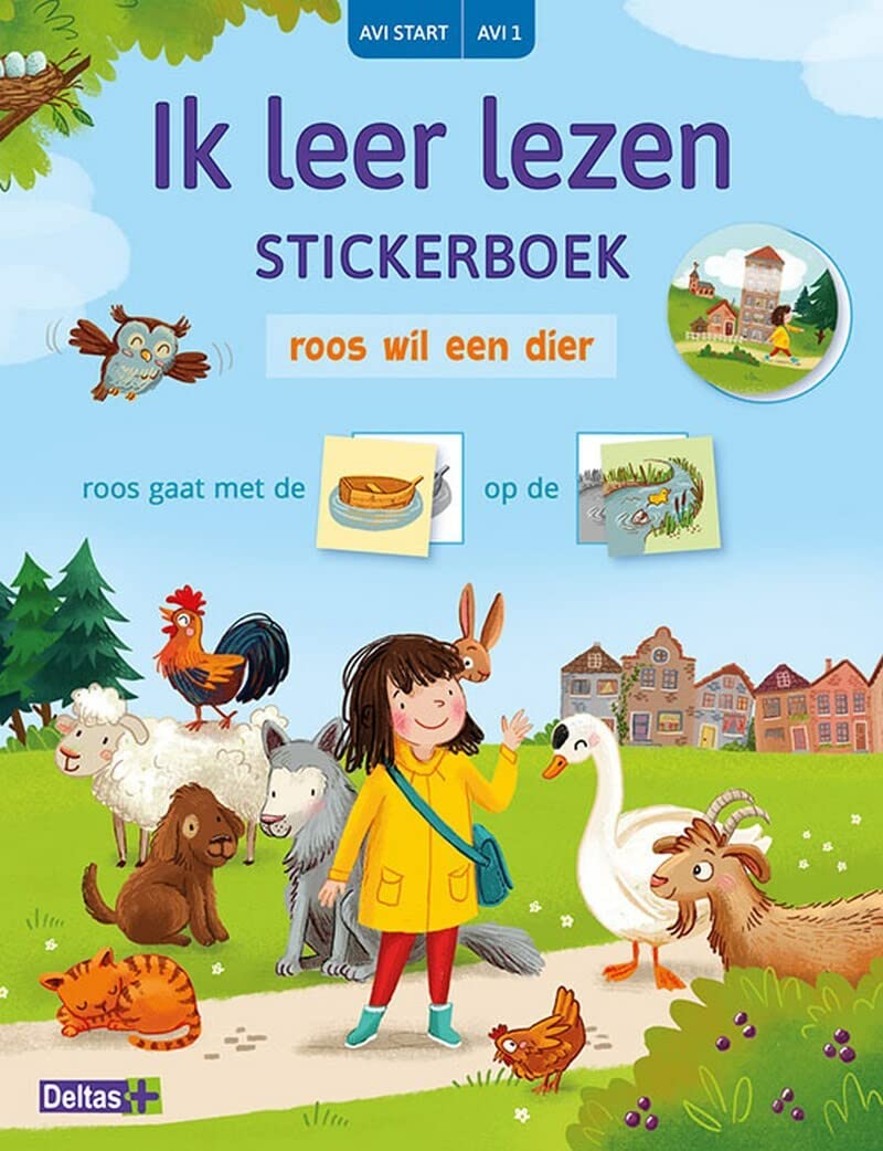 Ik leer lezen Stickerboek - Roos wil een dier (AVI START/AVI 1) book
