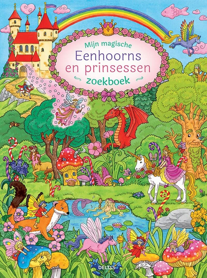 Mijn magische eenhoorns en prinsessen zoekboek book