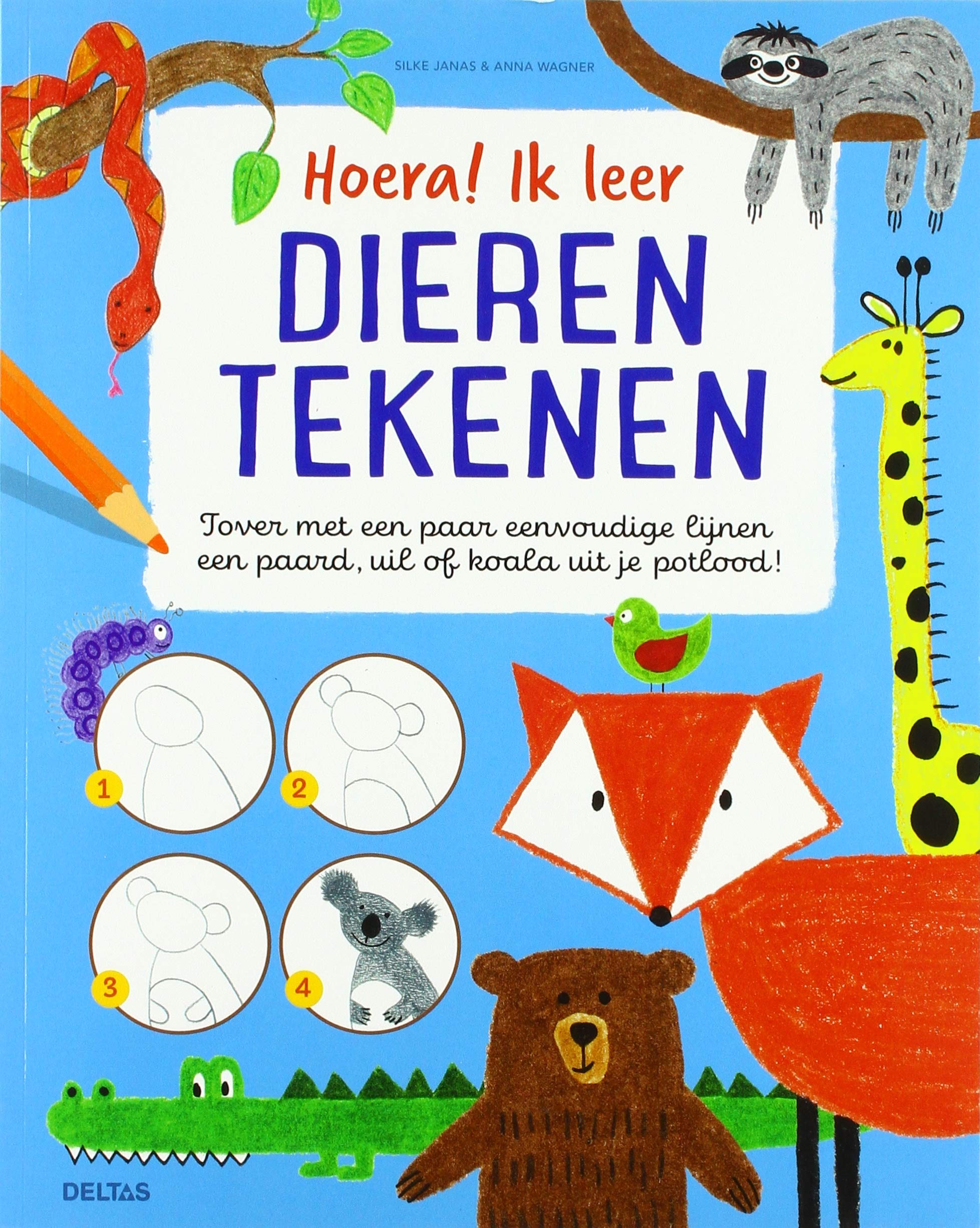 Hoera! Ik leer dieren tekenen book