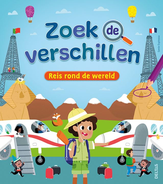 Zoek de verschillen - Reis rond de wereld book