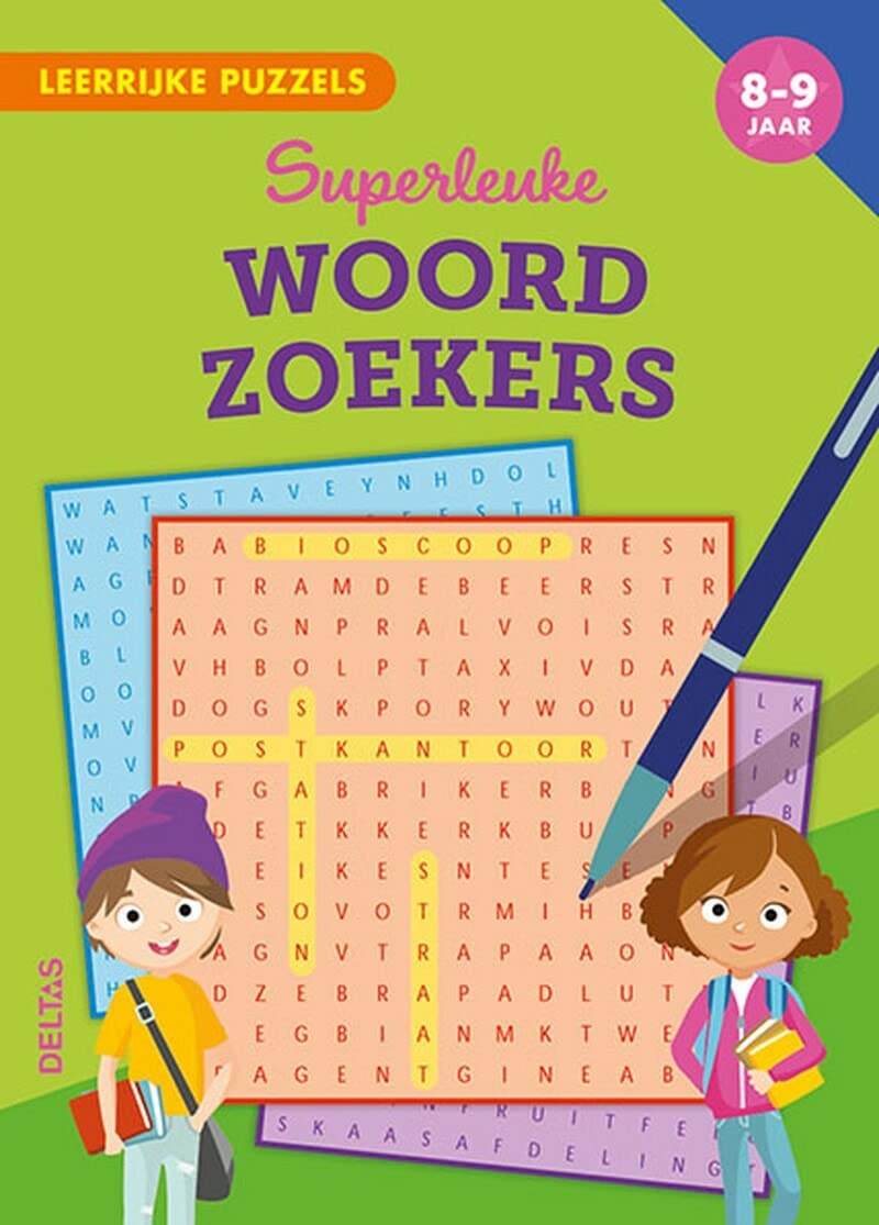 Leerrijke puzzels - Superleuke woordzoekers (8-9 j.) book