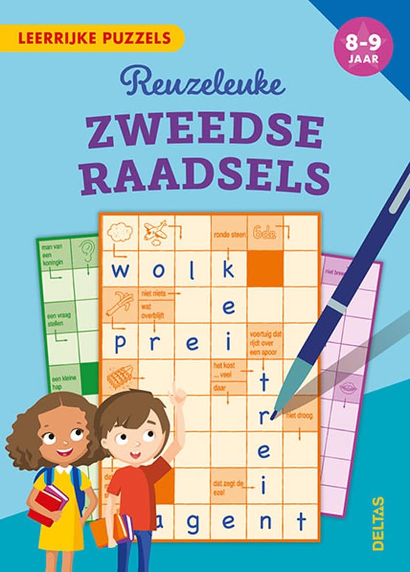 Leerrijke puzzels - Reuzeleuke Zweedse raadsels (8-9 j.) book