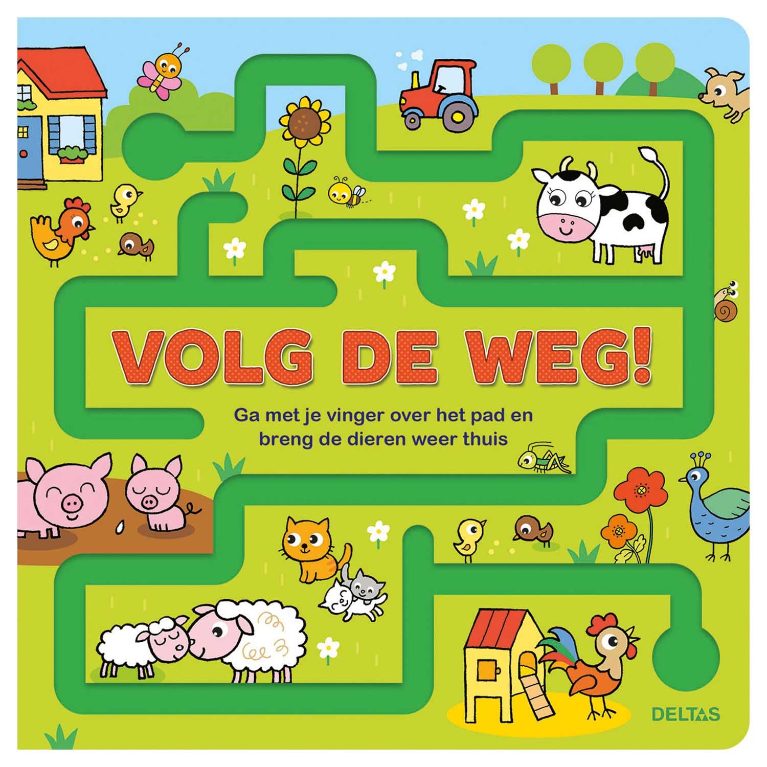 Volg de weg!: Ga met je vinder over het pad en breng de dieren weer thuis book