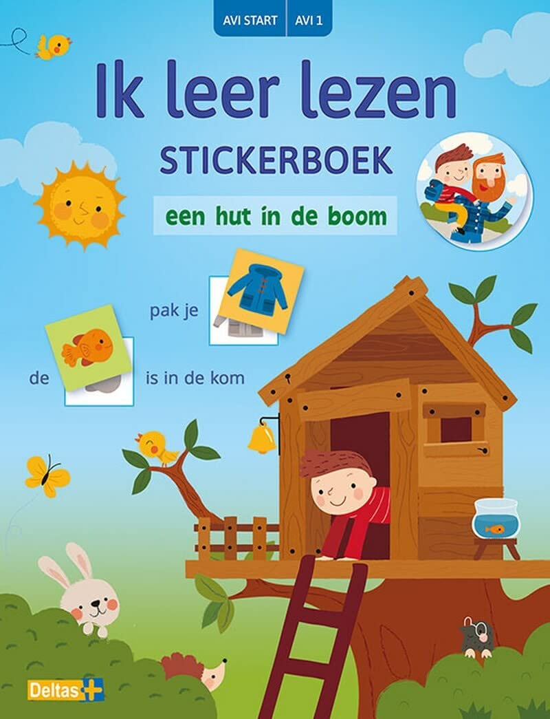 Ik leer lezen Stickerboek - Een hut in de boom (AVI START / AVI 1) book