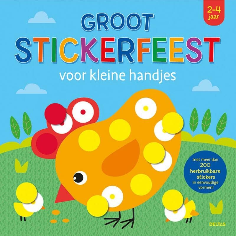 Groot stickerfeest voor kleine handjes (2-4 j.) book